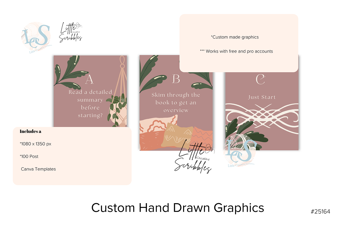 Romance Bookstagram Canva Templates preview 3