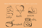 Self Care Vector Illustrations/Icons, a Healthcare Illustration by Mindful & Curious Design (Thumbnail 2 of 7)