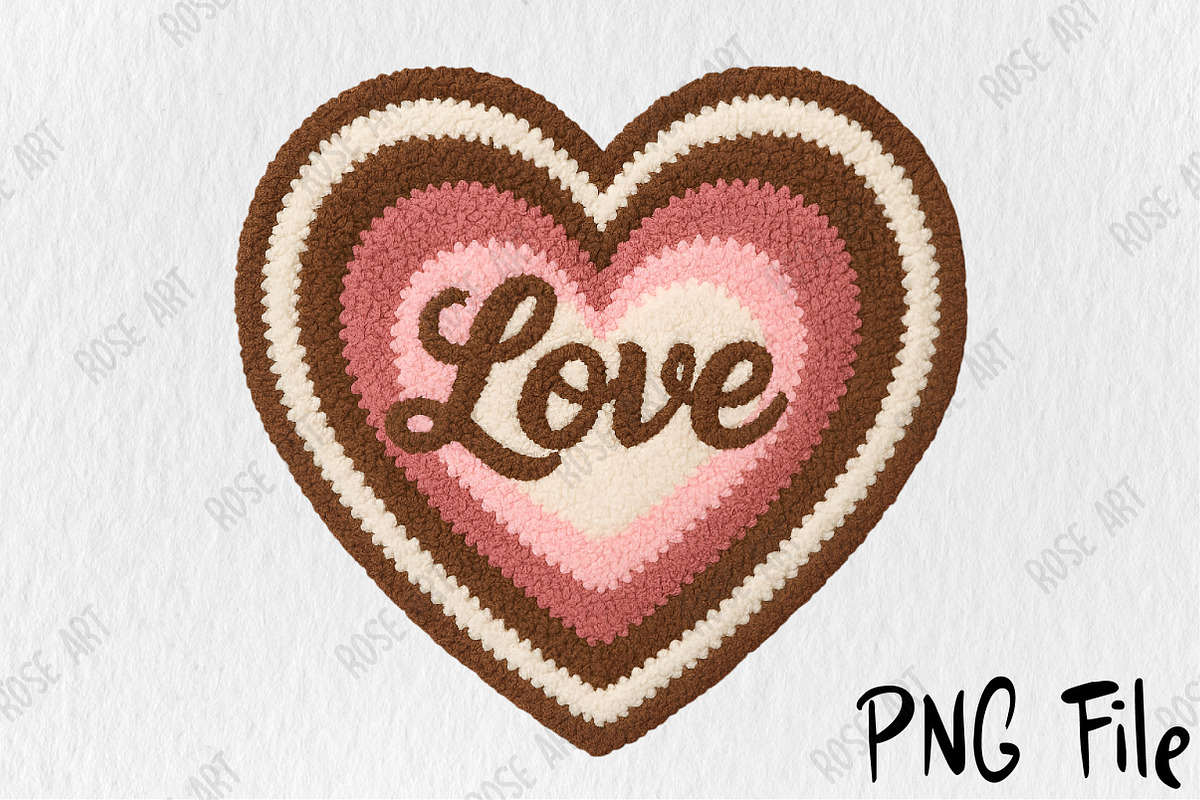 Faux Yarn Valentine Heart Png Valent, an Illustration by Rose Art (Photo 2 of 5)