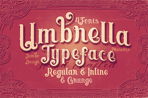 Umbrella - 4 Display Fonts