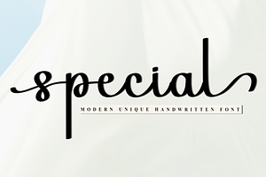 Special, a Handwritten Font by InermediaSTUDIO