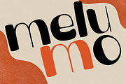 Melumo Experimental Display Typeface, a Sans Serif Font by Muksal Creative (Thumbnail 5 of 10)