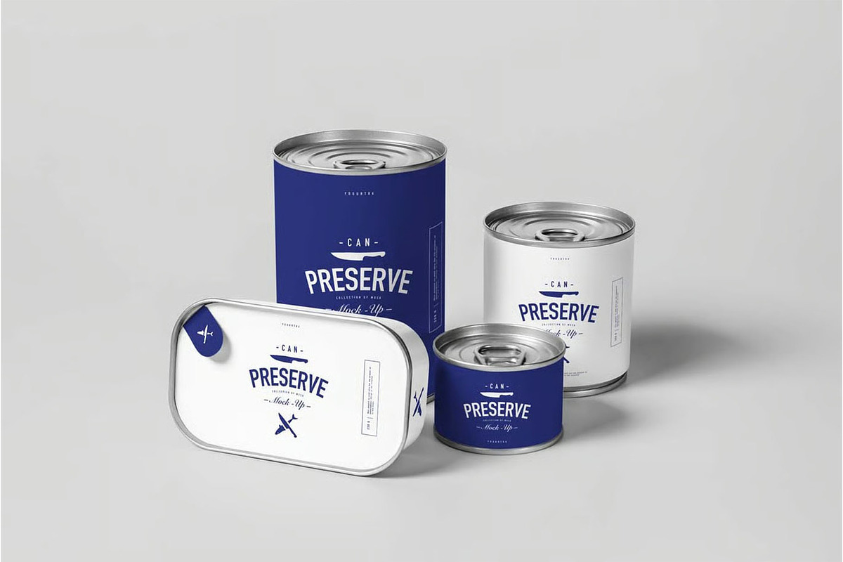 Can Preserve Mock-up, a Packaging Mockup by zippypixelstudio (Photo 6 of 8)