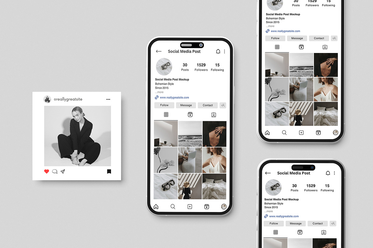 Social Media Post Mockup, an iPhone Mockup by Twins_studio926 (Photo 5 of 5)
