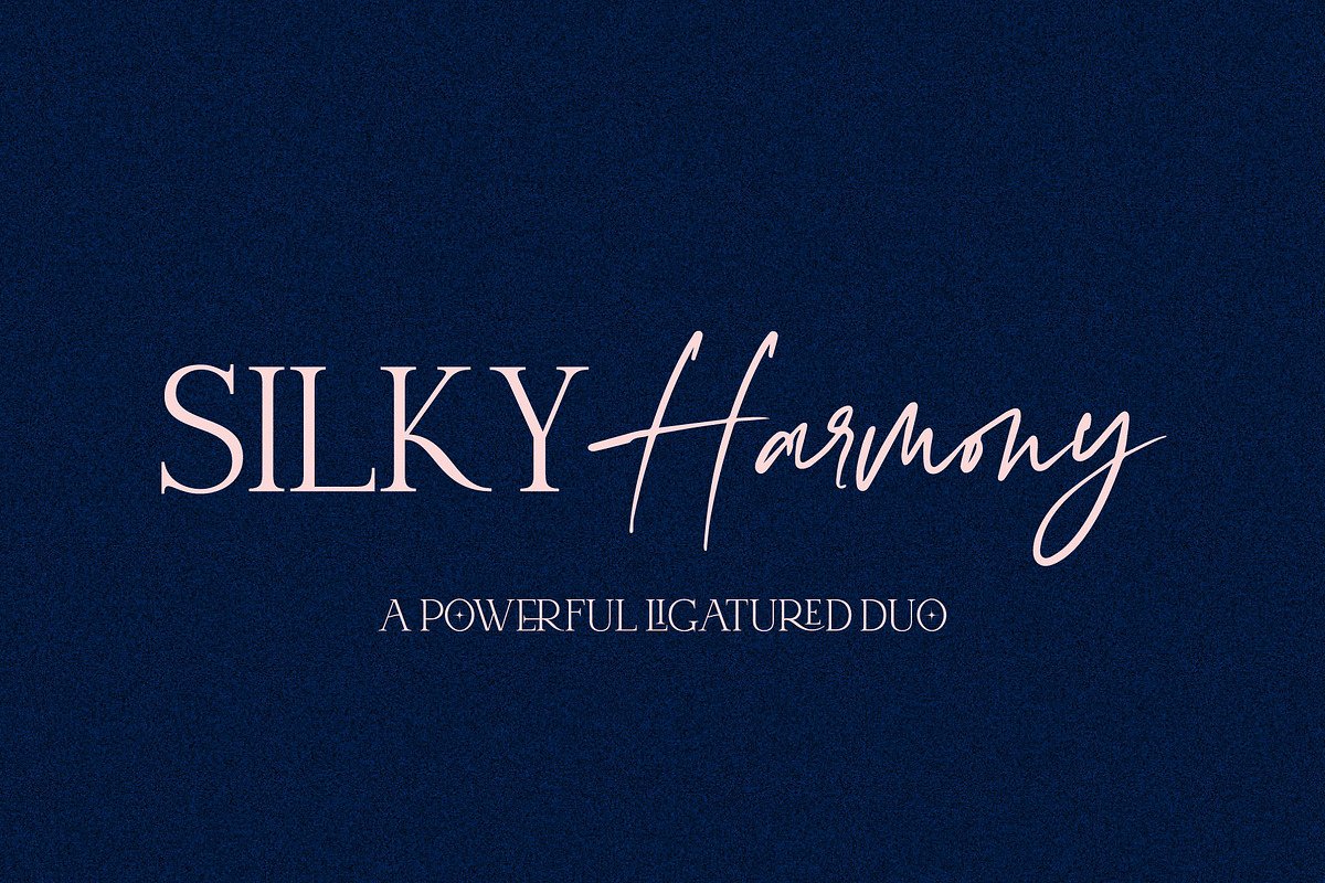 Silky Harmony, a Handwritten Font by Prestige Artsy Studio (Photo 1 of 12)