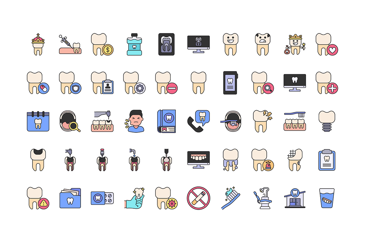100 Dentist Icons, an Icon by BaconTaco (Photo 5 of 11)