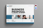 Business Proposal Template Landscape, a Brochure Template by Work-Envance (Thumbnail 1 of 9)