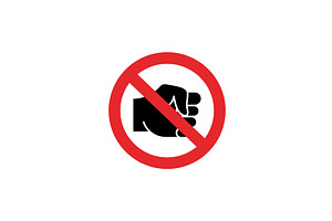 Stop bullying sign, an Object Illustration by Vector Creator