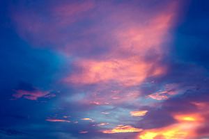Sunset sky featuring scenery, sunshine, and majestic