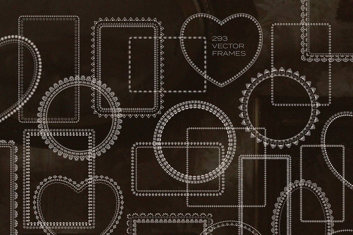 Lace Atelier | Vector Lace Frames, an Object Graphic by AnMark (Photo 13 of 15)