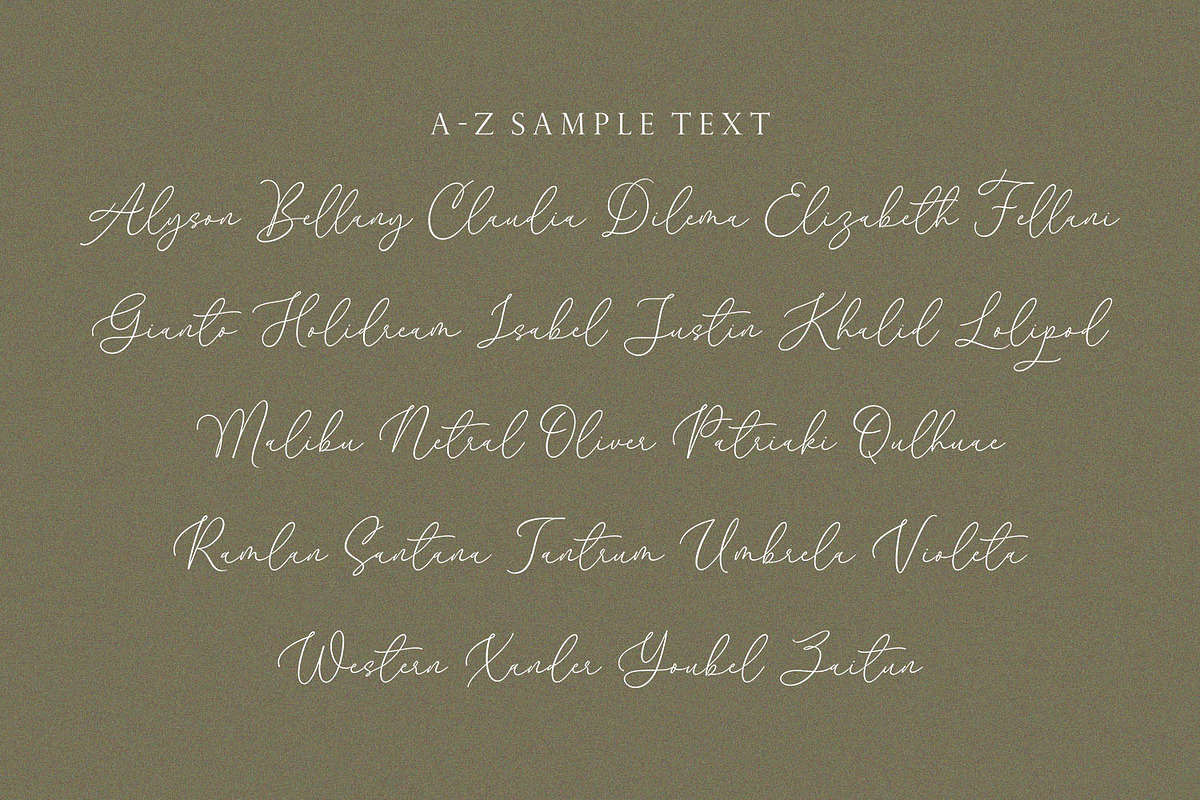 Melody Sunday - Heart Connected Font, a Script Font by Subectype Studio (Photo 6 of 10)