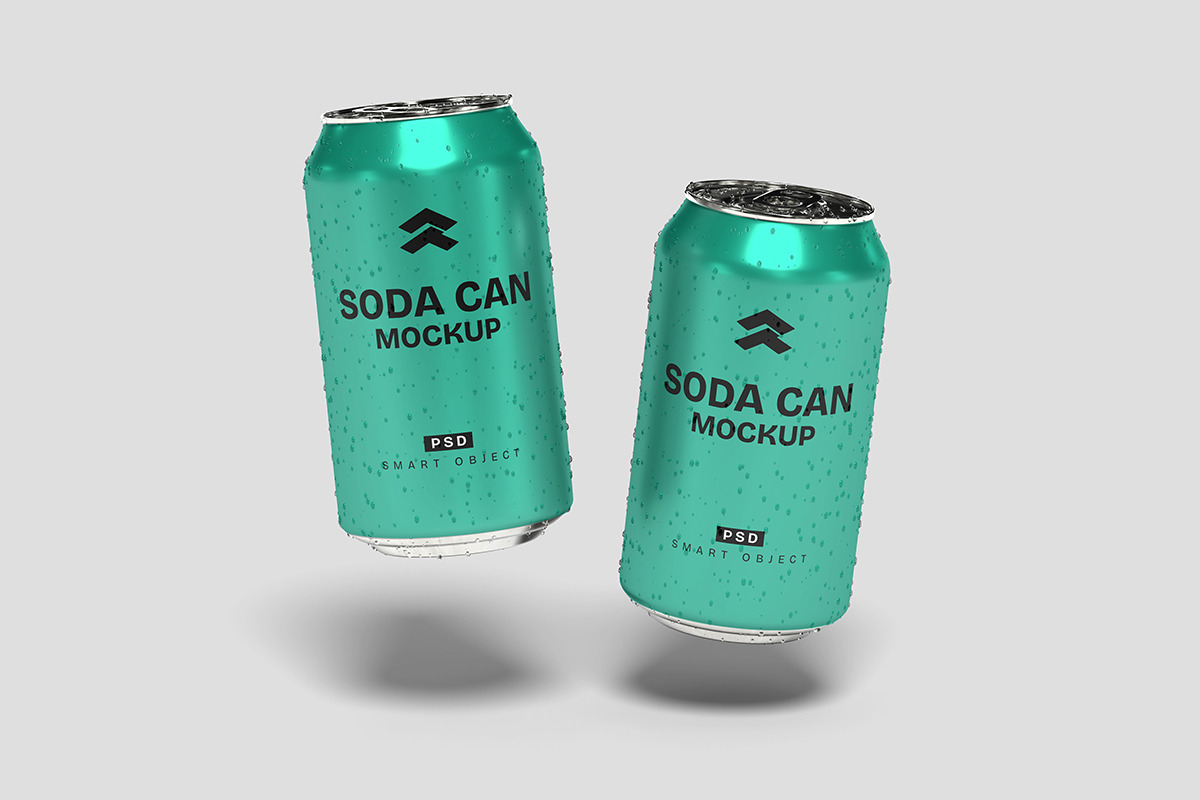 Soda Can - Mockup, a Mockup by Rometheme Std (Photo 5 of 5)