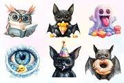 Funny Halloween Clipart, an Illustration by CreationArt (Thumbnail 4 of 9)