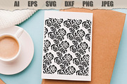 Stencil Floral Pattern, an Object Graphic by MARYCRAFTIRIA (Thumbnail 3 of 3)