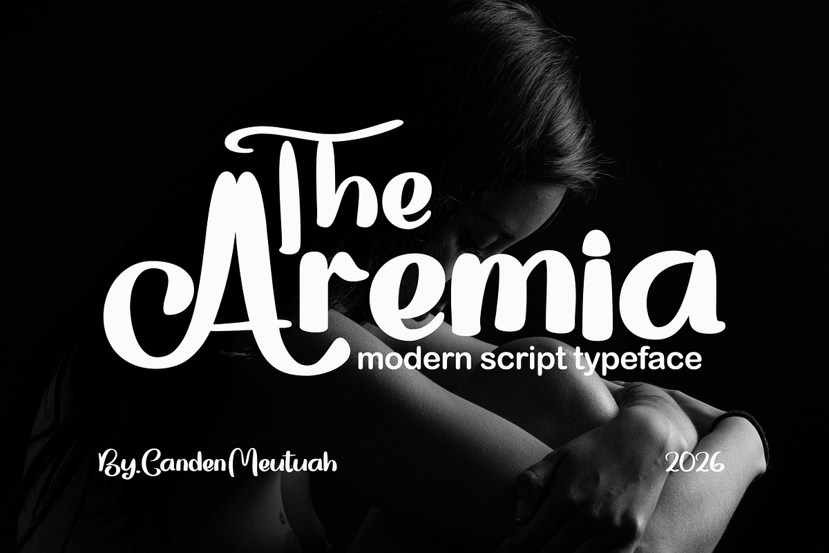 The Aremia, a Script Font by Canden Meutuah (Photo 1 of 5)