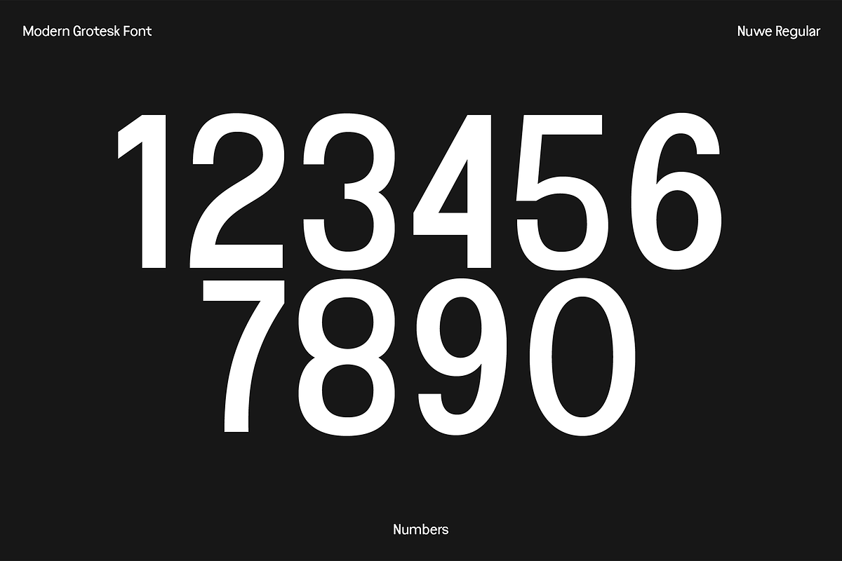 Nuwe Modern Grotesk Font, a Sans Serif Font by GRVS Studio (Photo 4 of 7)