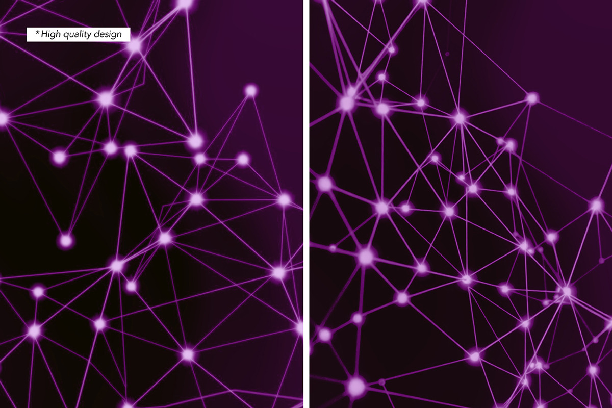 10 Glowing Network Grid Background, a Background Graphic by Partikusi Design (Photo 2 of 3)