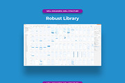 iOS 14 Wireframe Library, a Wireframe Template by UI Design Resource (Thumbnail 2 of 9)