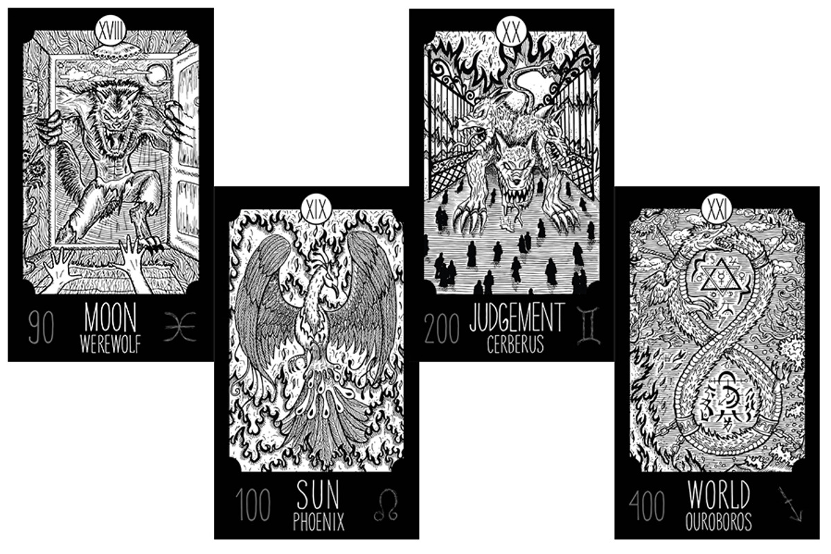 Fantasy Tarot cards, a Decorative Illustration by Samiramay (Photo 5 of 15)