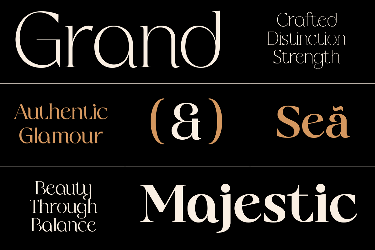 Galante Branding Luxury Font Family, a Serif Font by Sensatype (Photo 14 of 21)