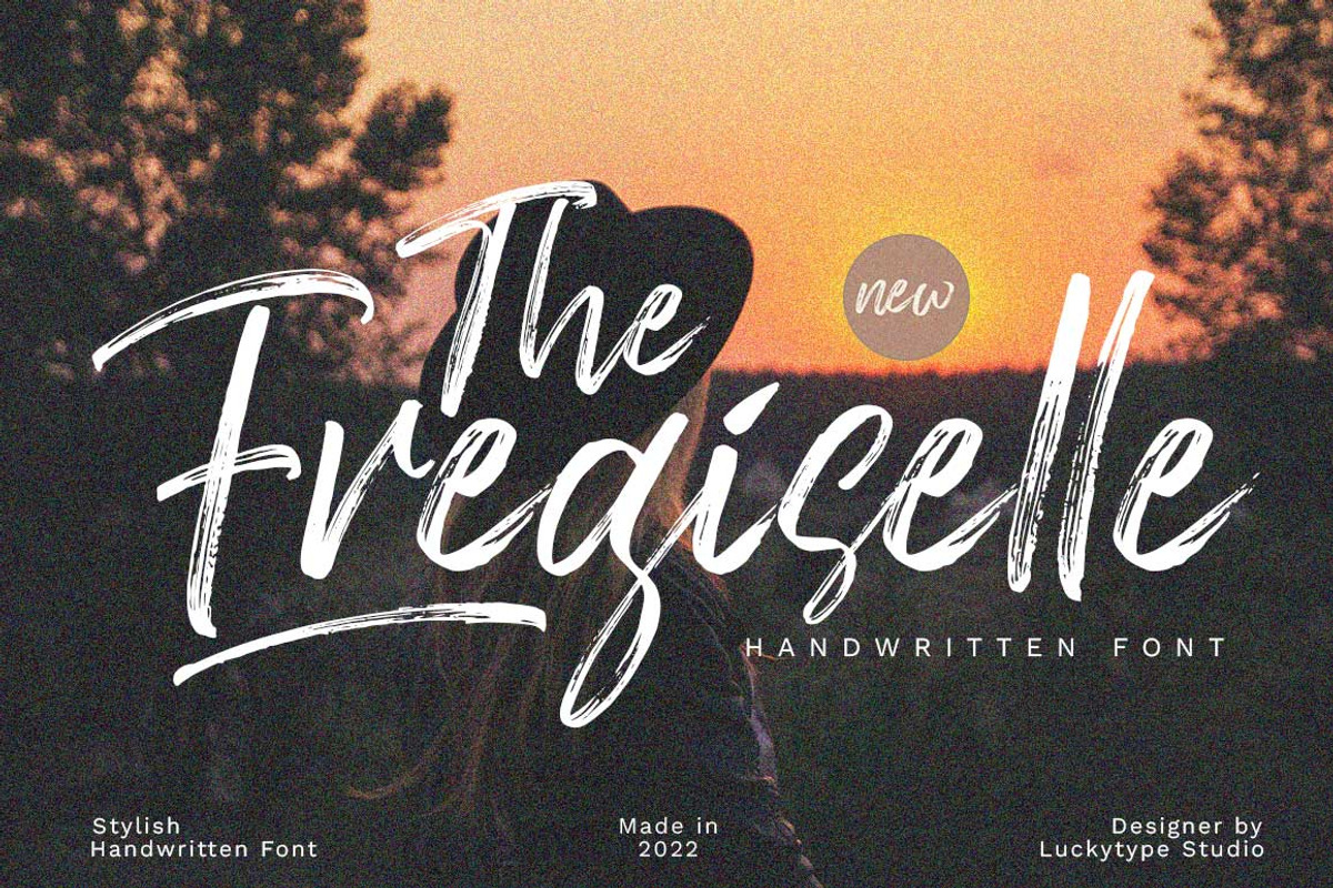 Fregiselle, a Script Font by Lucky Type (Photo 1 of 7)