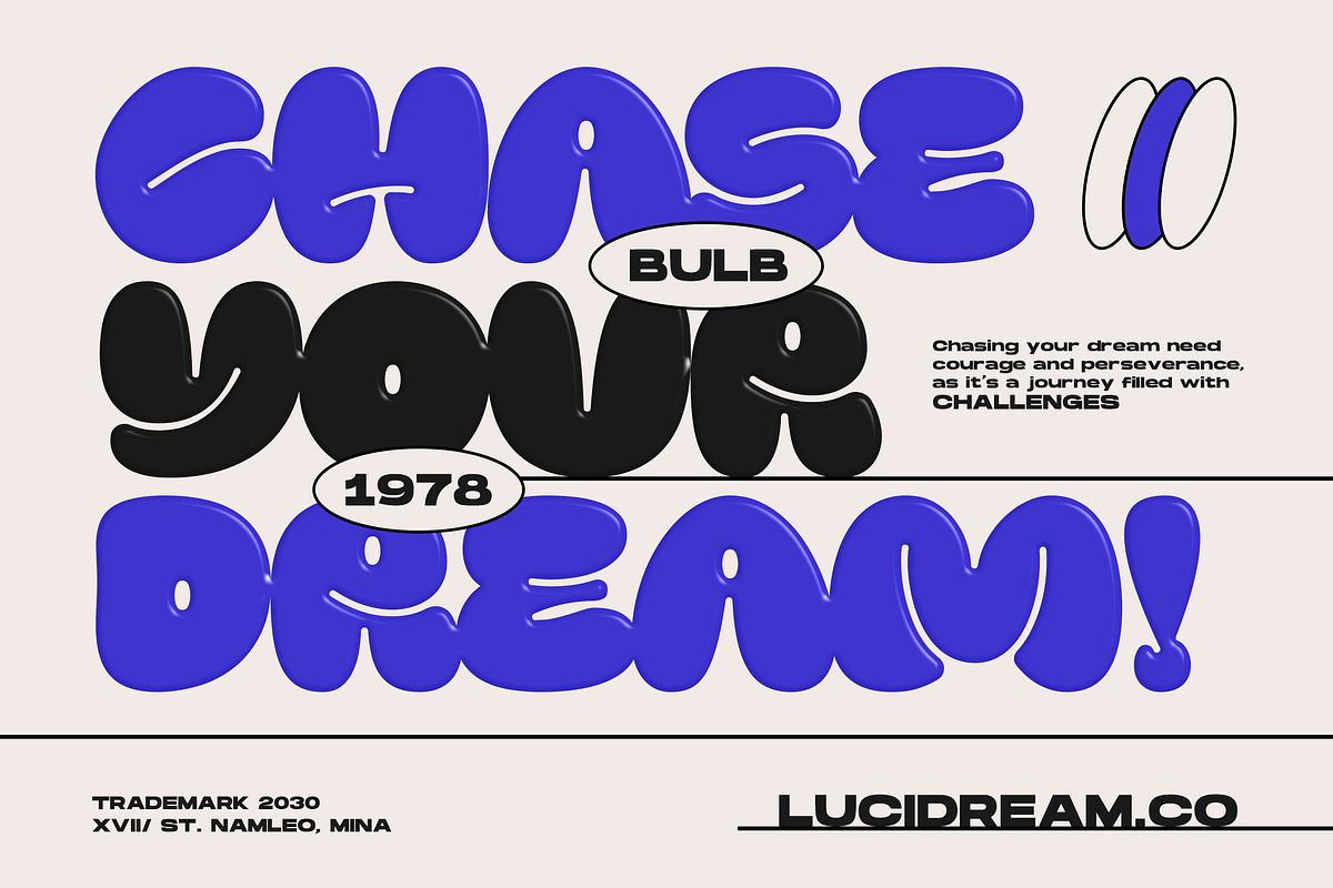 Milyear - Balloon Graffiti Font, a Font by Typia Nesia (Photo 3 of 14)