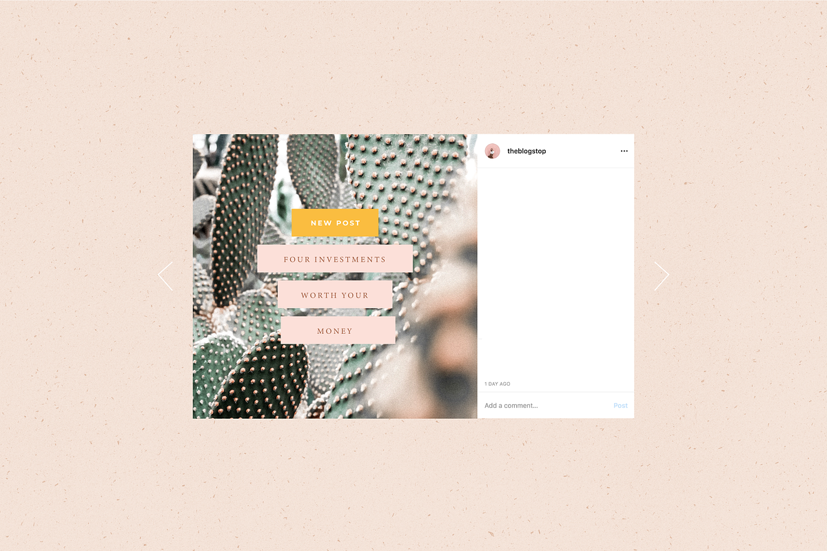 Positano Social Media Kit, a Social Media Template by The Blog Stop (Photo 7 of 11)