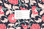 Meili Oriental Peony Pattern & Motif, a Pattern Graphic by Pink Linen (Thumbnail 2 of 12)