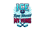 Hockey T-Shirt Design Graphic, an Object Graphic by balal (Thumbnail 3 of 3)