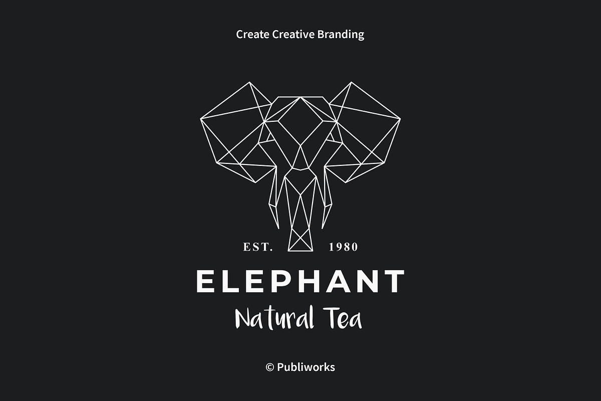 Geometric Vector Animals, an Animal Illustration by Publiworks (Photo 3 of 6)