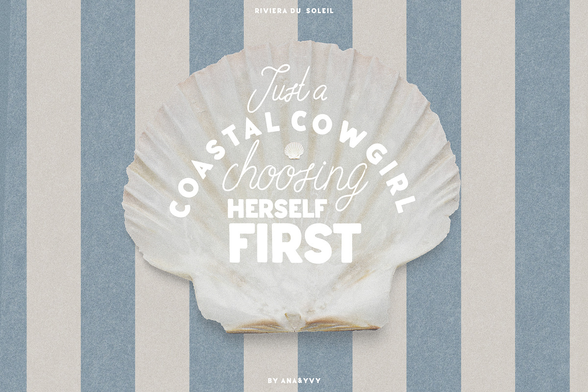 Riviera Du Soleil Font Duo, a Script Font by ana & yvy (Photo 3 of 17)