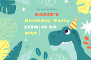 Cute Dino Dinosaur Font, a Font by vladocar (Thumbnail 4 of 9)