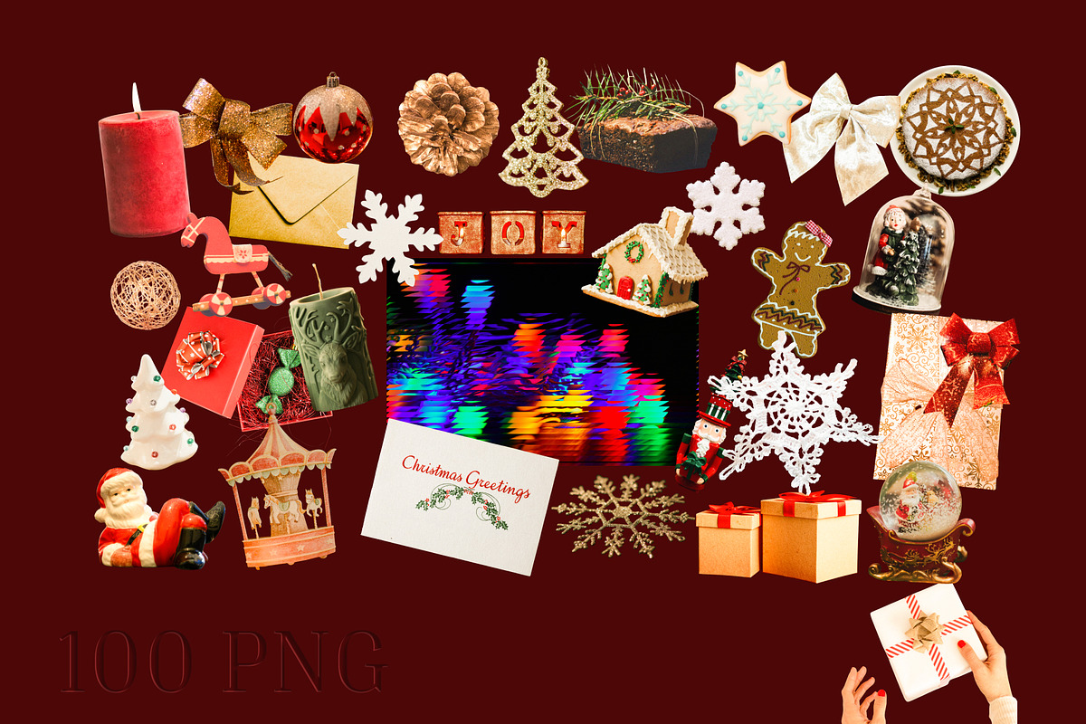Nutcracker Noel Christmas Collage, an Object Graphic by Anzhelika (Photo 3 of 9)