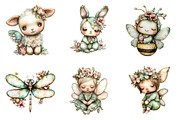 Whimsical Spring Clipart, an Illustration by SinaCreation (Thumbnail 2 of 11)