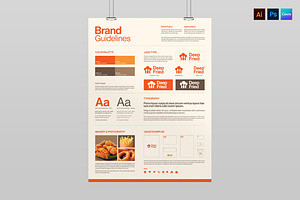 Brand Guidelines Poster Template, a Poster Template by BrandPacks