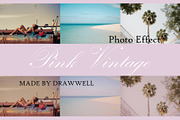 PinkVintage Photo Effect, a Texture Graphic by Drawwell (Thumbnail 2 of 6)