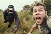Selfie with wild animals - 63 images, an Animal Photo by Handmadefont (Thumbnail 7 of 11)