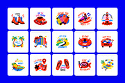 Animated World Travel Stickers, an Emoji Icon by Vectors Market (Thumbnail 3 of 5)