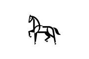 Geometric Horse Logo Design, a Branding & Logo Template by Vectorium Studio (Thumbnail 1 of 2)