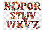 Bohemian Alphabet | Wedding Clipart, a Decorative Illustration by GlamArtZhanna (Thumbnail 5 of 5)