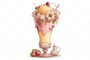 Summer Treats Ice Cream Clipart, an Illustration by Craft Nest (Thumbnail 12 of 12)