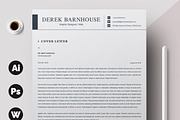 Clean Resume / CV Template, a Resume Template by X-Type (Thumbnail 3 of 5)