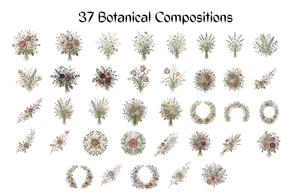 Vintage Botanical Illustrations, a Decorative Illustration by youtoview (Photo 2 of 14)