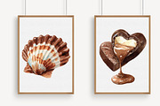 Watercolor Chocolate Candy Clipart, an Illustration by Libby Wishes (Thumbnail 4 of 7)