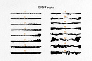 Script Brushes for Illustrator, a Brush Add-On by Mazheika Store (Thumbnail 5 of 6)