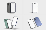 iPhone 16 Mockup, an iPhone Mockup by seramoe (Thumbnail 6 of 6)