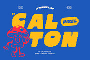 CS Calton Pixel, a Sans Serif Font by Craft Supply Co. (Thumbnail 1 of 8)