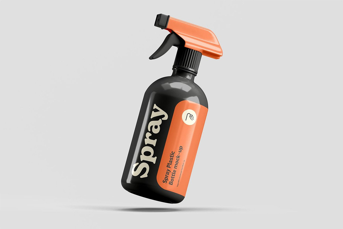 Spray Bottle Mock-up, a Packaging Mockup by Se٧enStudio (Photo 9 of 12)