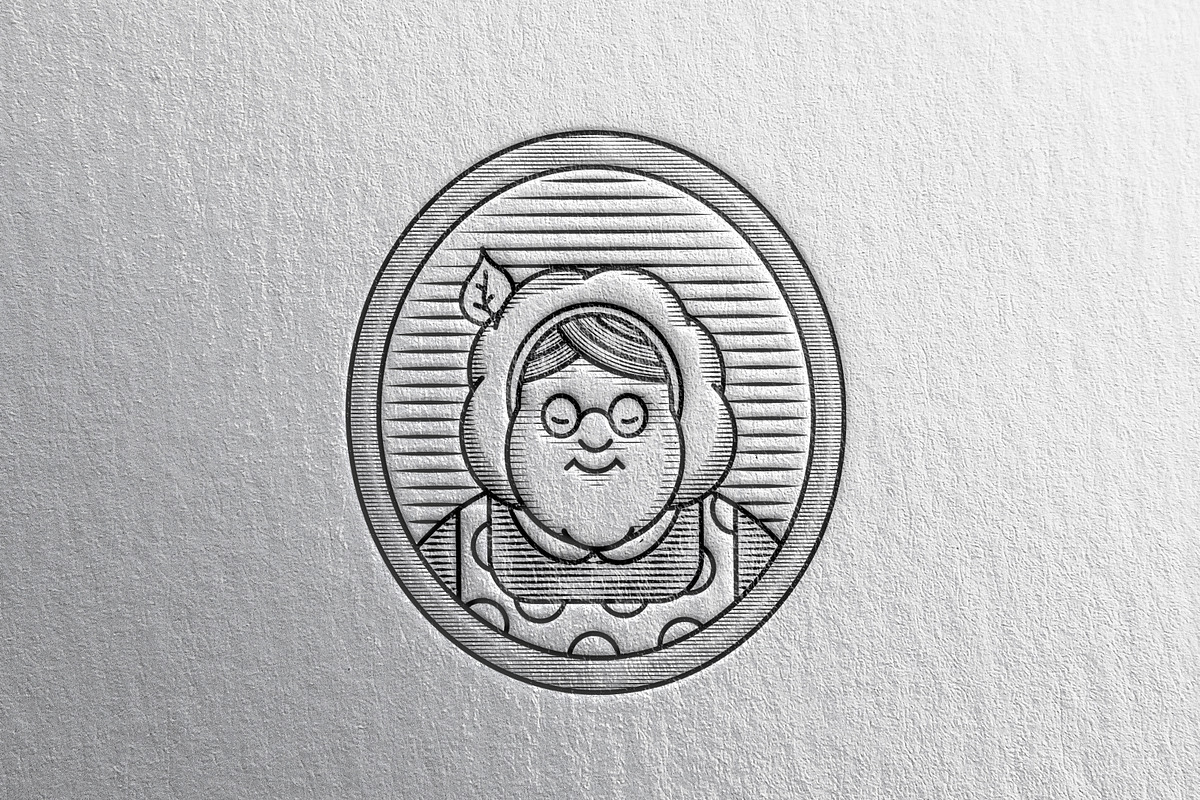 Vintage Grandmother Chef logo 7 PACK, a Branding & Logo Template by Alexandra De Angelis (Photo 5 of 7)