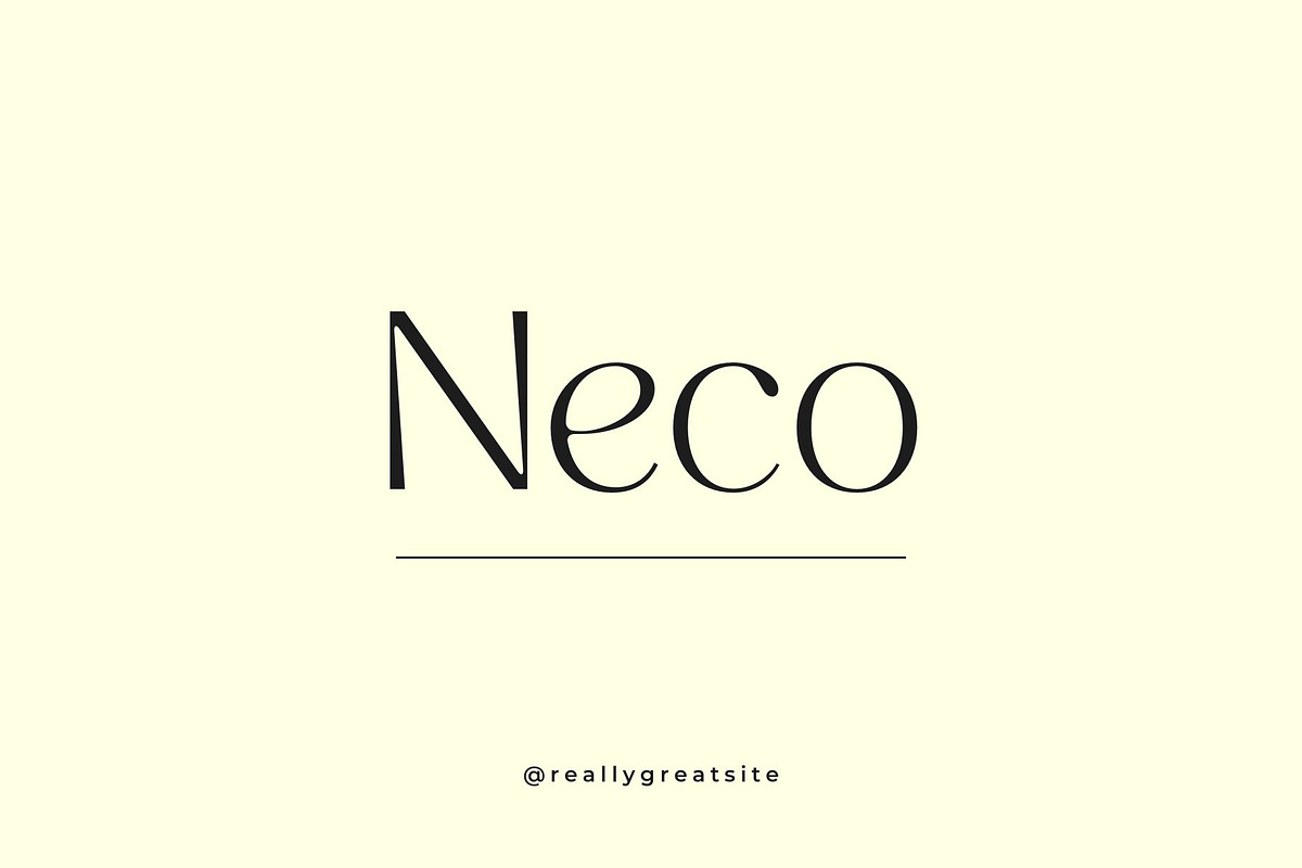 Neko Font, a Serif Font by RAHMAT (Photo 3 of 5)